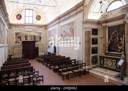 Italie, Lombardie, Bergame, monastère d'Astino, église San Sepolcro Banque D'Images