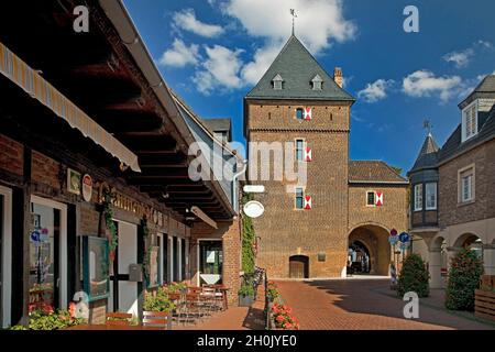 Schelmenturm à Monheim, Allemagne, Rhénanie-du-Nord-Westphalie, Bergisches Land, Monheim am Rhein Banque D'Images