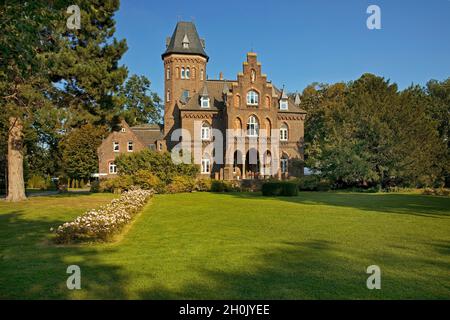 Marienburg à Monheim, Allemagne, Rhénanie-du-Nord-Westphalie, Bergisches Land, Monheim am Rhein Banque D'Images