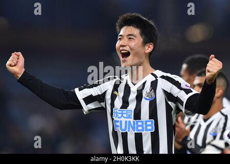 Le Newcastle United Ki Sung Yueng- Banque D'Images