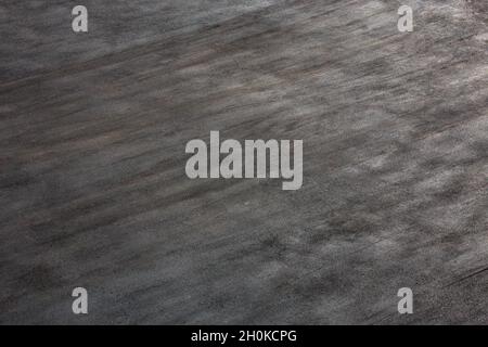 grande surface d'asphalte noir fraîchement posé - fond plein cadre Banque D'Images