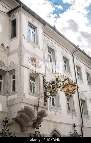 Palais Kirchberger dans la ville de Brunico - Brunek dans le Val Pusteria - Pustertal - Trentin-Haut-Adige - Südtirol - Tyrol du Sud - Italie Europe Banque D'Images