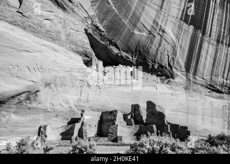 Ruines de la Maison Blanche - Canyon de Chelly - Arizona Banque D'Images