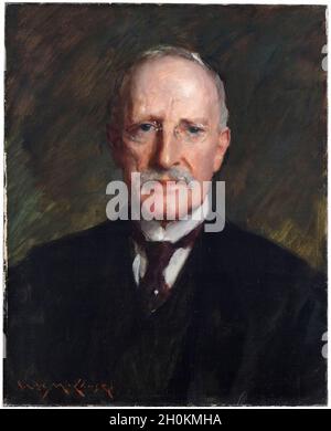 Edward Guthrie Kennedy (1849–1932), portrait peint par William Merritt Chase, vers 1895 Banque D'Images
