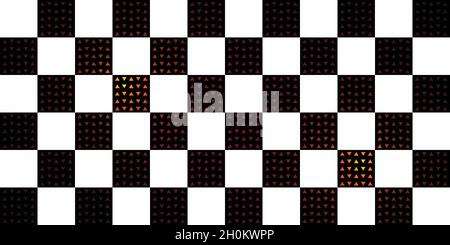 Abstrait arrière-plans texture pixel texture damier chessboard tissu textile papier peint modèle cadre toile de fond motif fluide vectoriel ai Illustration de Vecteur