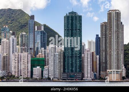 Logement privé de Hong Kong - Ouest Banque D'Images