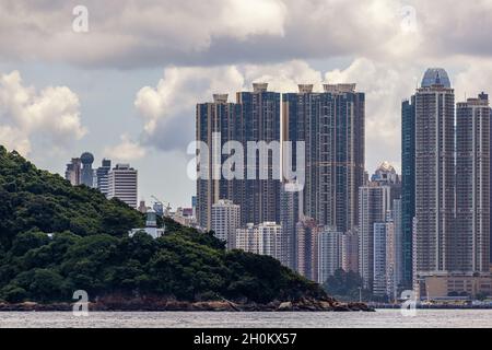 Logement privé de Hong Kong - Ouest Banque D'Images