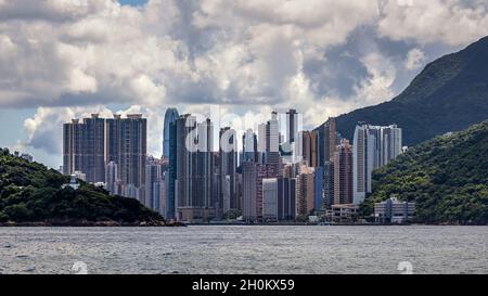 Logement privé de Hong Kong - Ouest Banque D'Images