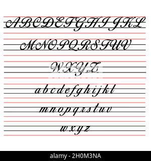 A à Z toutes les lettres dessin vectoriel. Illustration de Vecteur