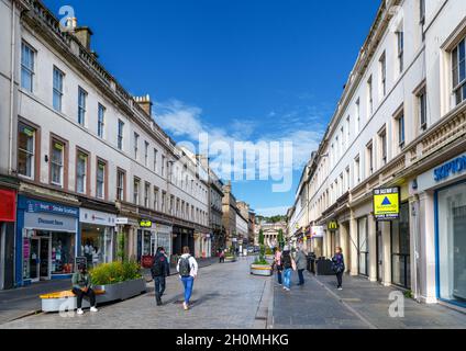 Boutiques sur Reform Street, Dundee, Écosse, Royaume-Uni Banque D'Images