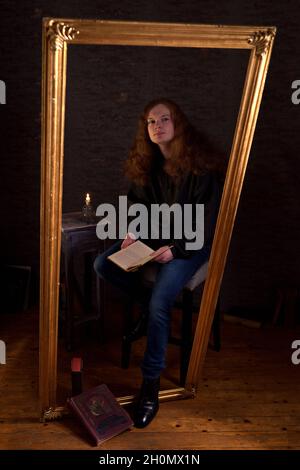 Belesen, bien lu Banque D'Images