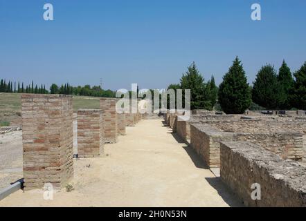 Espagne, Andalousie, province de Séville, Santiponce.Italique.Ville romaine fondée en 206 av. J.-C. par le général romain Publis Cornelius Scipio.Ruines de l'arche Banque D'Images