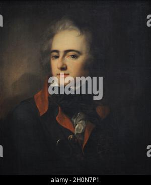 Jozef Antoni Poniatowski (1763-1813).L'armée polonaise.Portrait de Jozef Grassi (1757-1838), vers 1790.Huile sur toile.Galerie d'art polonaise du XIXe siècle ( Banque D'Images