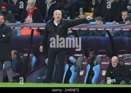 Aston Villa manager Steve Bruce Banque D'Images