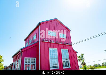 États-Unis.11 septembre 2021.Façade du restaurant Boonfly Cafe à l'hôtel Carneros Resort and Spa de Napa, Californie, 11 septembre 2021.(Photo de Sftm/Gado/Sipa USA) crédit: SIPA USA/Alay Live News Banque D'Images