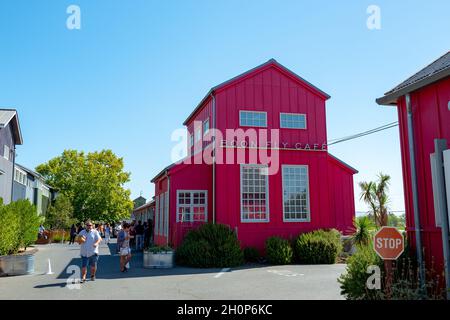 États-Unis.11 septembre 2021.Façade du restaurant Boonfly Cafe à l'hôtel Carneros Resort and Spa de Napa, Californie, 11 septembre 2021.(Photo de Sftm/Gado/Sipa USA) crédit: SIPA USA/Alay Live News Banque D'Images