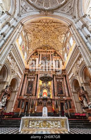 La Mosquée–Cathédrale de Cordoue.Également connue sous le nom de cathédrale notre-Dame de l'Assomption Banque D'Images