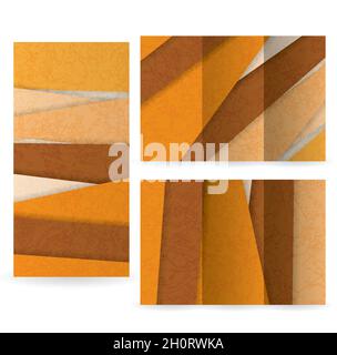 Résumé du modèle Vector Brochure Layout Design Illustration de Vecteur