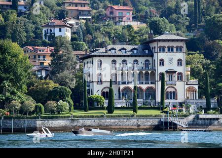 Villa la Placida, San Giovani, Bellagio, Lac de Côme, Italie Banque D'Images