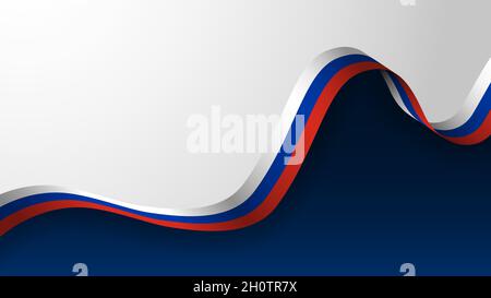 EPS10 vecteur Patriotique fond avec les couleurs du drapeau de la Russie.Un élément d'impact pour l'utilisation que vous voulez en faire. Illustration de Vecteur