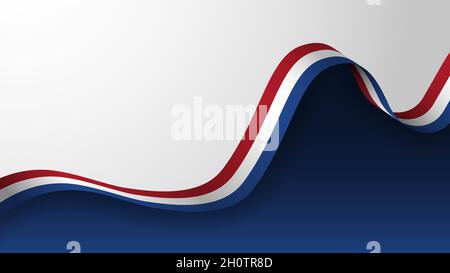 EPS10 vecteur Patriotic fond avec les couleurs du drapeau de la Hollande.Un élément d'impact pour l'utilisation que vous voulez en faire. Illustration de Vecteur