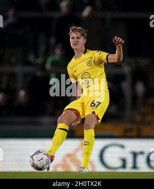 Bristol, Royaume-Uni.13 octobre 2021.Josh Tobin de Chelsea U21 lors du match de Trophée « Papa John's » de l'EFL entre Bristol Rovers et Chelsea U21 au Memorial Stadium, Bristol, Angleterre, le 13 octobre 2021.Photo d'Andy Rowland.Crédit : Prime Media Images/Alamy Live News Banque D'Images