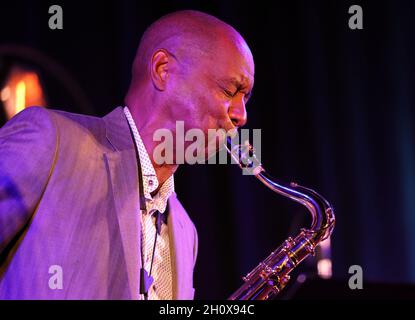 Cracovie, Pologne - 11 juillet 2021 : le Quatuor Branford Marsalis est en direct à la 26e édition du Festival de Jazz d'été à Cracovie Banque D'Images