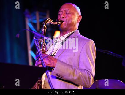 Cracovie, Pologne - 11 juillet 2021 : le Quatuor Branford Marsalis est en direct à la 26e édition du Festival de Jazz d'été à Cracovie Banque D'Images