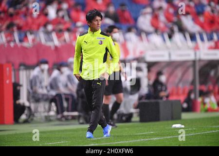 Saitama, Japon.18 septembre 2021.Directeur Akio Kogiku de Cerezo Osaka lors du match de football de la J1 League 2021 entre Urawa Reds et Cerezo Osaka au stade Saitama 2002 à Saitama, Japon, le 18 septembre 2021.Credit: AFLO/Alay Live News Banque D'Images
