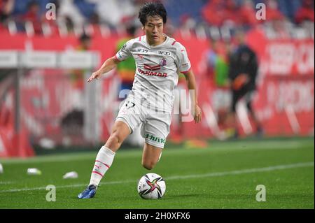 Saitama, Japon.18 septembre 2021.Tatsuhiro Sakamoto de Cerezo Osaka lors du match de football de la J1 League 2021 entre Urawa Reds et Cerezo Osaka au stade Saitama 2002 à Saitama, Japon, le 18 septembre 2021.Credit: AFLO/Alay Live News Banque D'Images
