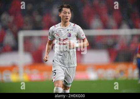 Saitama, Japon.18 septembre 2021.Ayumu Seko de Cerezo Osaka lors du match de football de la J1 League 2021 entre Urawa Reds et Cerezo Osaka au stade Saitama 2002 à Saitama, Japon, le 18 septembre 2021.Credit: AFLO/Alay Live News Banque D'Images