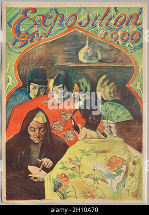Exposition 1900, 1899.Alexandre Lunois (français, 1863-1916).Lithographie couleur; feuille: 129 x 93.5 cm (50 13/16 x 36 13/16 po.); image: 123.5 x 87.7 cm (48 5/8 x 34 1/2 po.). Banque D'Images