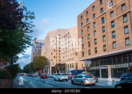 Terminé pour les 21/22 ans, les nouveaux blocs d'hébergement pour étudiants de l'université de Brighton sur Lewes Road Banque D'Images