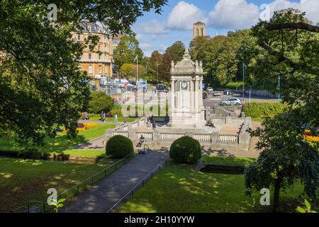 Le Cenotaph, le monument commémoratif de la première Guerre mondiale construit en 1921, se trouve dans Central Gardens, Bournemouth UK 29-09-2021 Banque D'Images