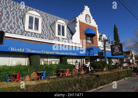 Boulangerie SCHAT dans Bishop CA Banque D'Images