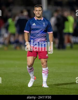 Manchester, Royaume-Uni.15 octobre 2021.15 octobre 2021; AJ Bell Stadium, Eccles, Greater Manchester, Angleterre: Gallagher Premiership Rugby, Vente v Harlequins ; Danny Care of Harlequins crédit: Action plus Sports Images/Alay Live News Banque D'Images