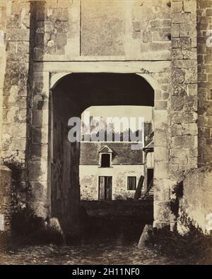 Domaine Rural vu par Archway, 1860. André Philippe Régnier (Français, 1837-1913). L'albumine à partir de négatifs au collodion humide ; image : 29,9 x 24 cm (11 3/4 x 9 7/16 in.) ; Canada : 48,6 x 37,5 cm (19 1/8 x 14 3/4 in.) ; enchevêtrées : 55,9 x 45,7 cm (22 x 18 in.). Banque D'Images