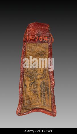 À partir de l'onglet Bande Momie, 945-715 BC. Egypte, troisième période intermédiaire, 22 dynastie, règne d'Osorkon I. ; cuir total : 2,9 cm (1 1/8 in.). Banque D'Images