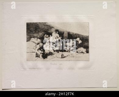 Les horreurs de la guerre : ces aussi.Francisco de Goya (espagnol, 1746-1828).Gravure ; Banque D'Images