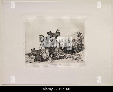 Les horreurs de la guerre : cela aussi.Francisco de Goya (espagnol, 1746-1828).Gravure ; Banque D'Images
