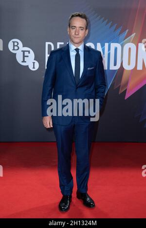 Londres, Royaume-Uni.15 octobre 2021.Matthew MacFadyen participe à la première succession dans le cadre du 65e BFI London film Festival au Royal Festival Hall de Londres, en Angleterre, le 15 octobre 2021.Photo d'Aurore Marechal/ABACAPRESS.COM crédit: Abaca Press/Alay Live News Banque D'Images