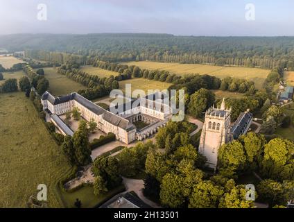 FRANCE - EURE (27) - ABBAYE DE BEC HELLAIN Banque D'Images