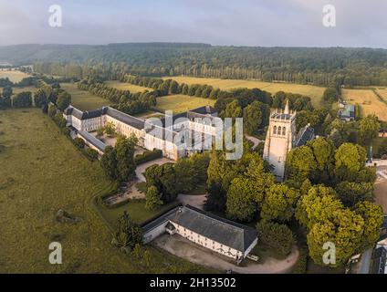 FRANCE - EURE (27) - ABBAYE DE BEC HELLAIN Banque D'Images