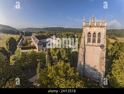 FRANCE - EURE (27) - ABBAYE DE BEC HELLAIN Banque D'Images