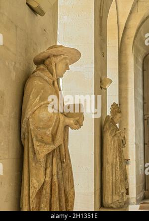FRANCE.EURE (27) ABBAYE DE BEC HELLOUIN Banque D'Images
