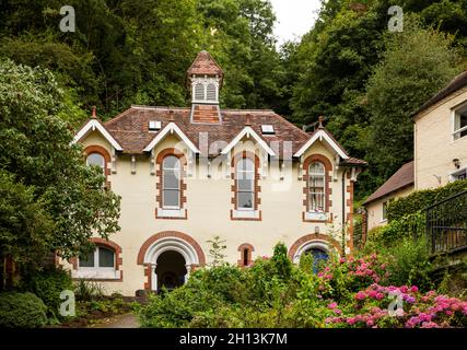 Royaume-Uni, Angleterre, Worcestershire, Malvern Wells, Jubilee Hill,Holy Well, source de Holywell Water Company Banque D'Images