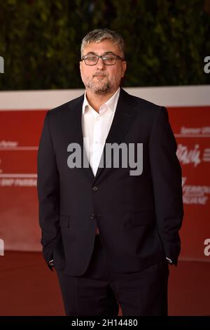 Rome, Italie.15 octobre 2021.ROME, ITALIE - OCTOBRE 15: Giuseppe Bonito assiste au tapis rouge du film 'l'Arminuta' lors du 16ème Festival du film de Rome 2021 le 15 octobre 2021 à Rome, Italie.Credit: dpa/Alay Live News Banque D'Images