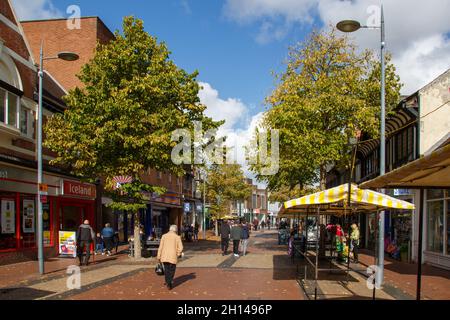 Marchés, Bridge Street, Worksop Banque D'Images