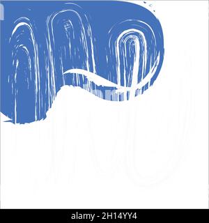 Éléments graphiques aquarelle.Formes liquides lisses.Vecteur.Formes et lignes dynamiques.Monochrome.Modèle pour logo, prospectus ou couverture. Illustration de Vecteur
