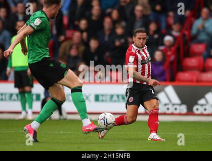 Sheffield, Angleterre, 16 octobre 2021.Billy Sharp de Sheffield Utd lors du match de championnat Sky Bet à Bramall Lane, Sheffield.Le crédit photo devrait se lire: Simon Bellis / Sportimage Banque D'Images